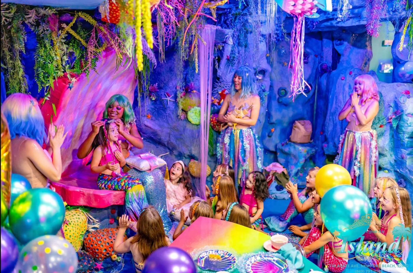 A magical birthday tea party with a mermaid at Once Upon an Island