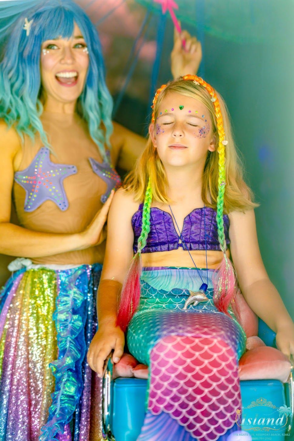 Mermaid adventure at Once Upon an Island