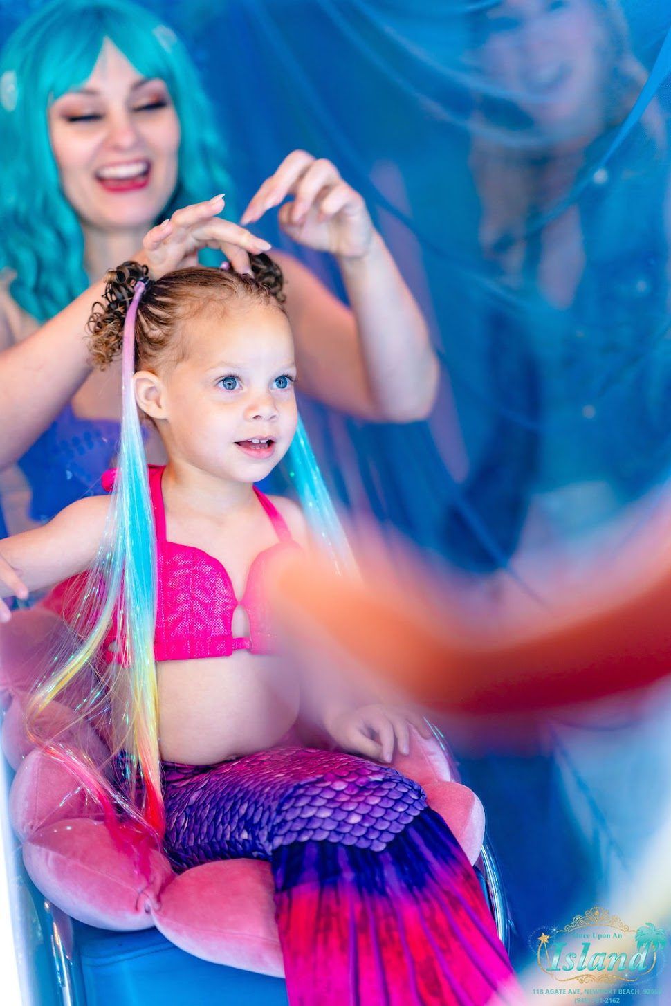 A real Signature Mermaid Party at Once Upon an Island