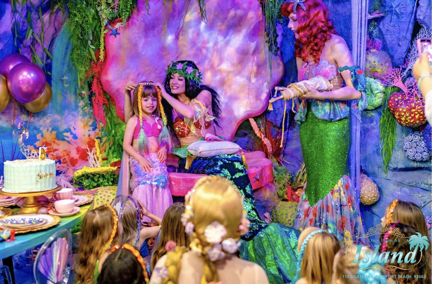 A real Signature Mermaid Party at Once Upon an Island