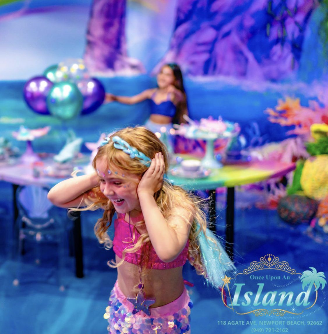 A real Signature Mermaid Party at Once Upon an Island