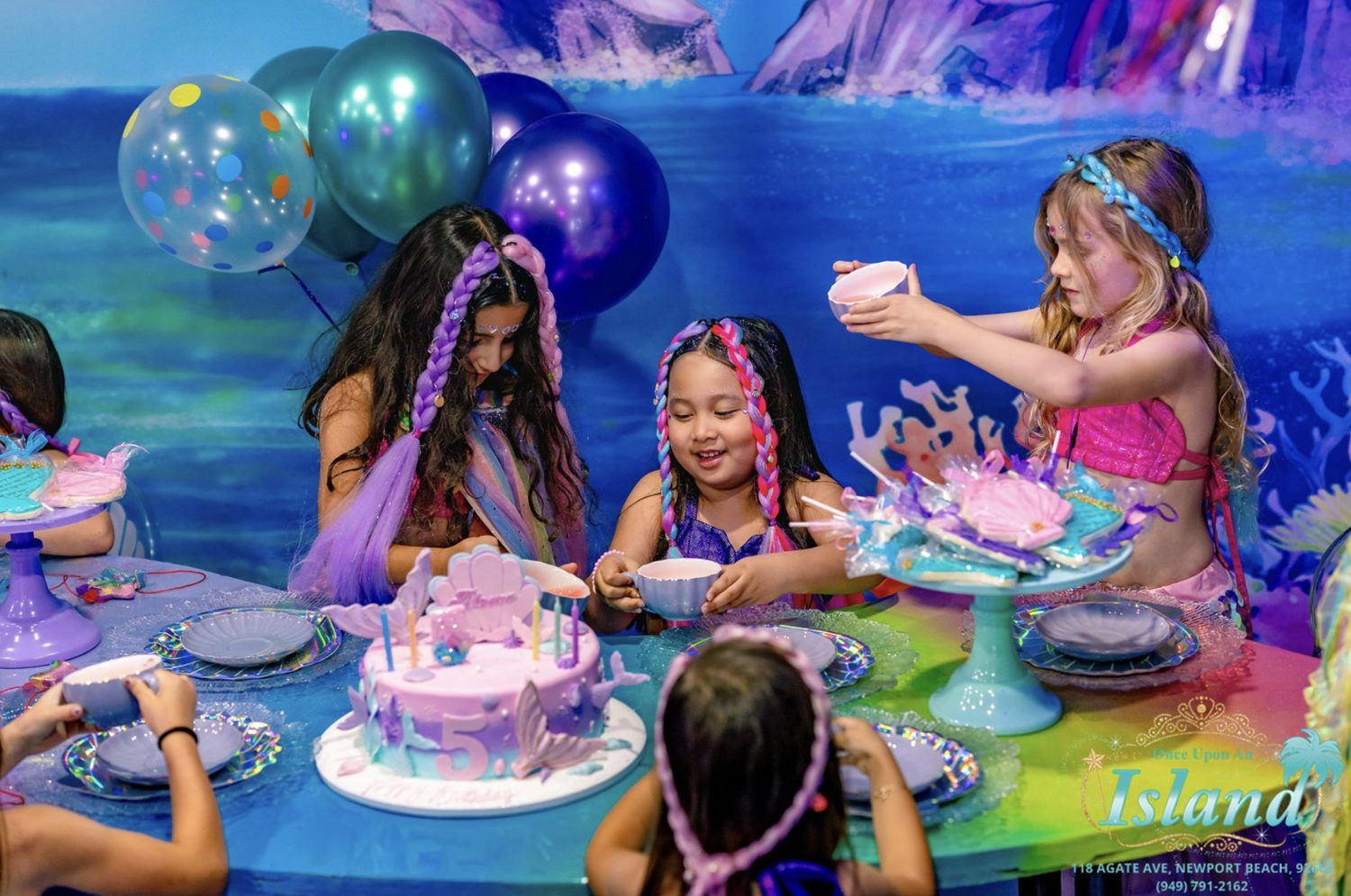 A real Signature Mermaid Party at Once Upon an Island