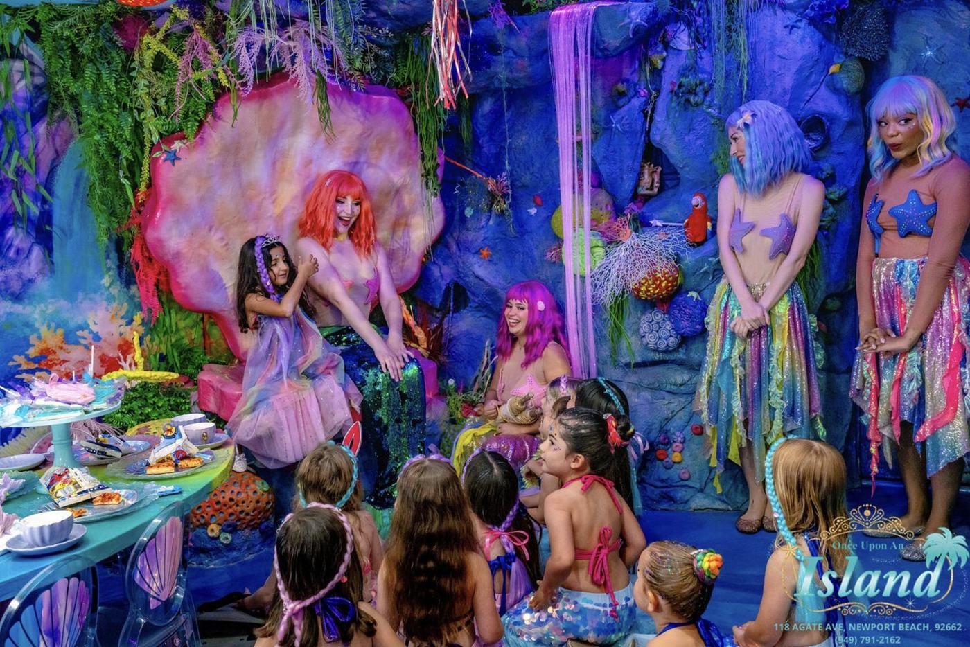 A real Signature Mermaid Party at Once Upon an Island