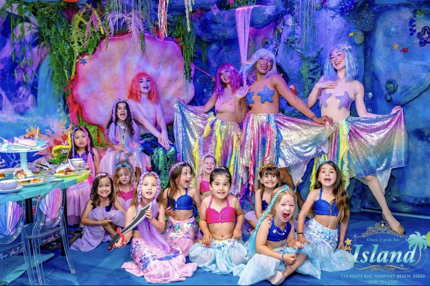 A real Signature Mermaid Party at Once Upon an Island