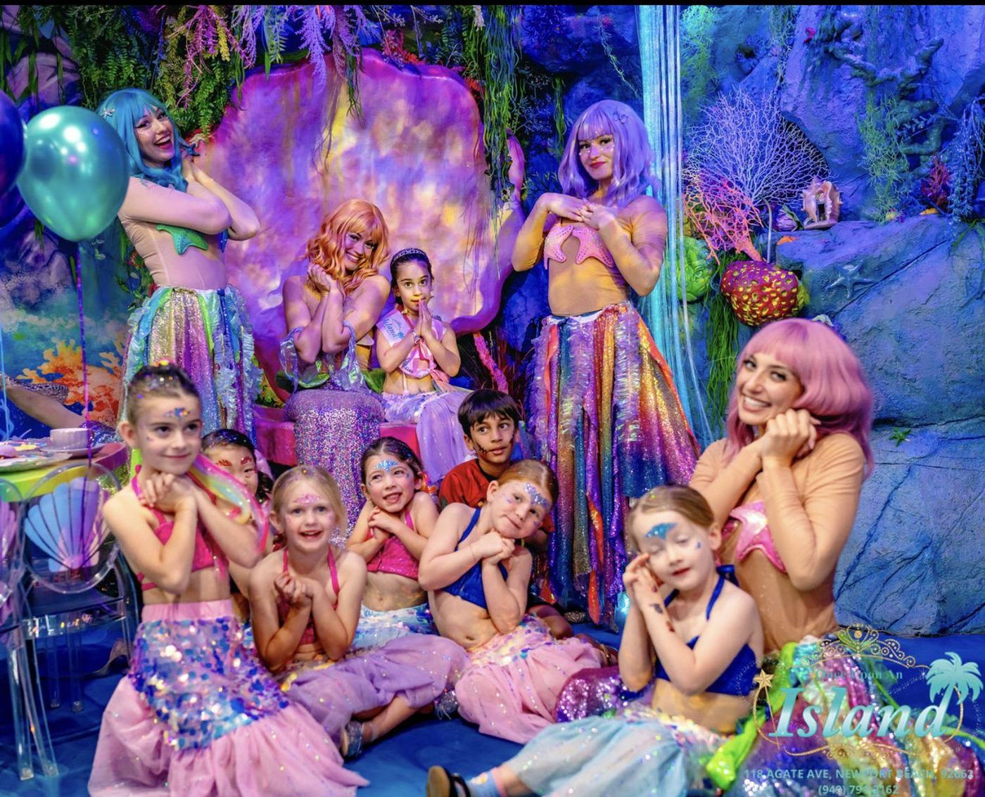 A real Signature Mermaid Party at Once Upon an Island