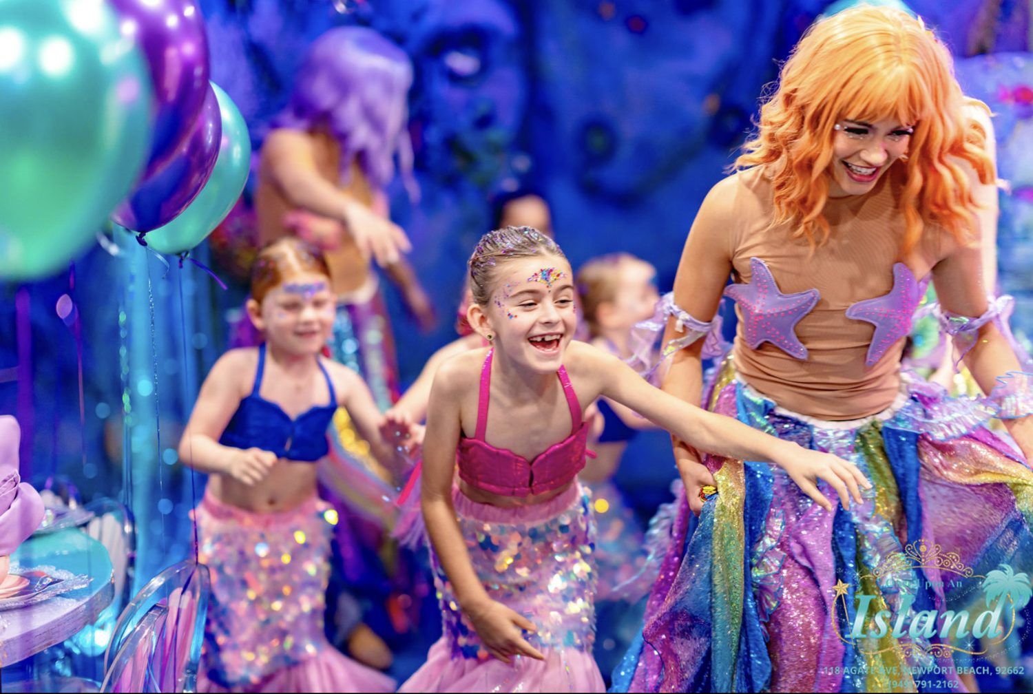 A real Signature Mermaid Party at Once Upon an Island