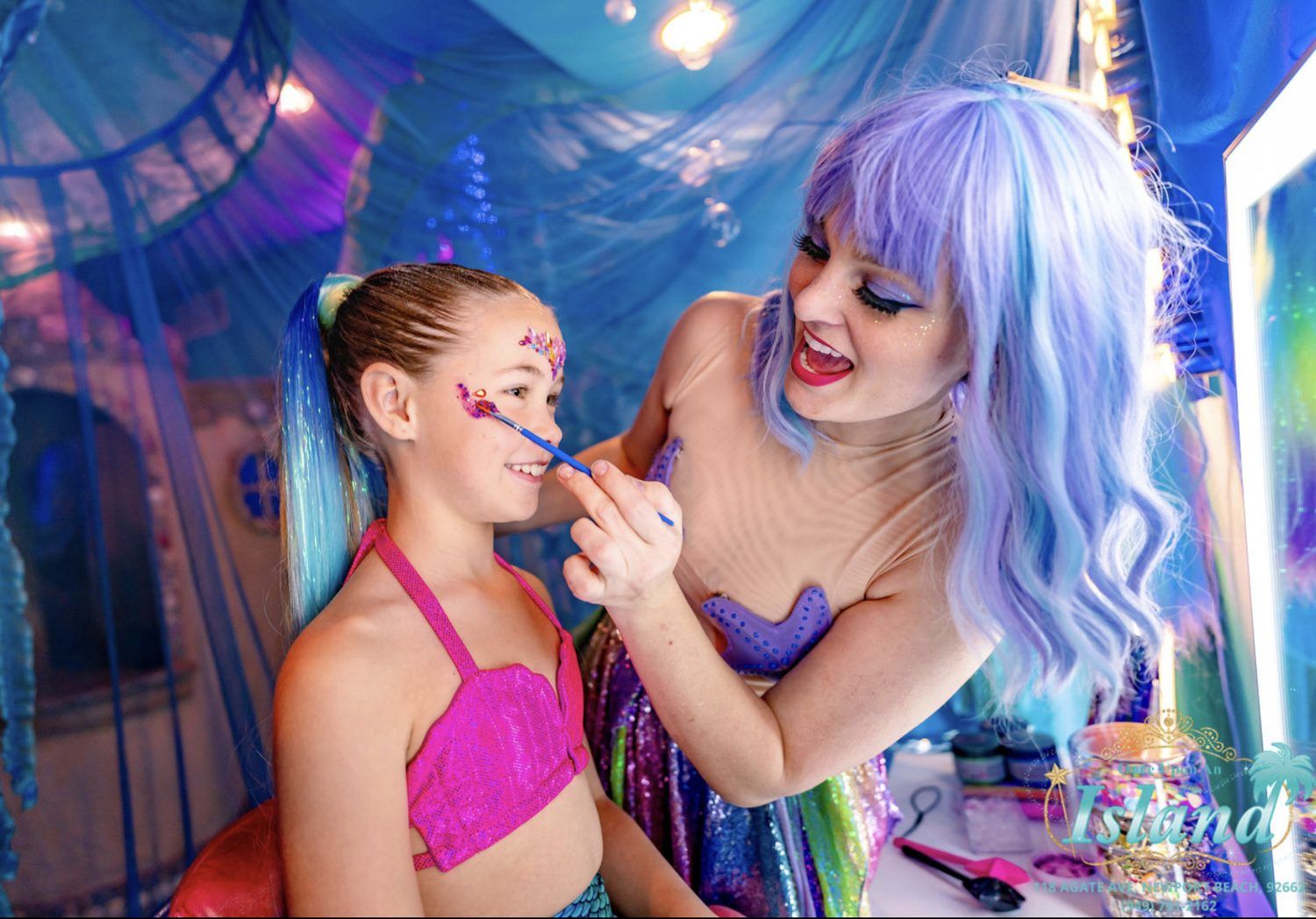 A real Signature Mermaid Party at Once Upon an Island