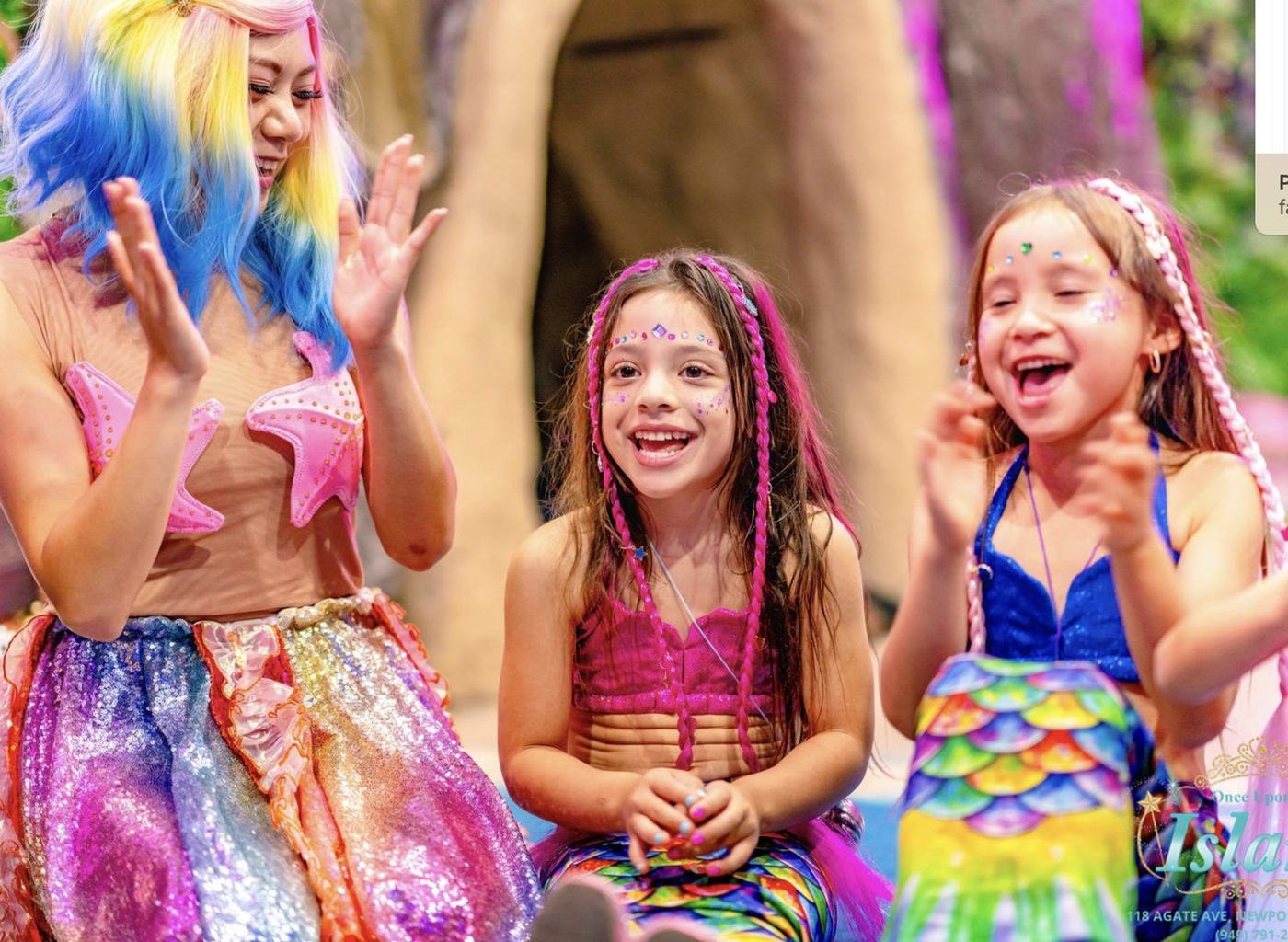 A real Signature Mermaid Party at Once Upon an Island