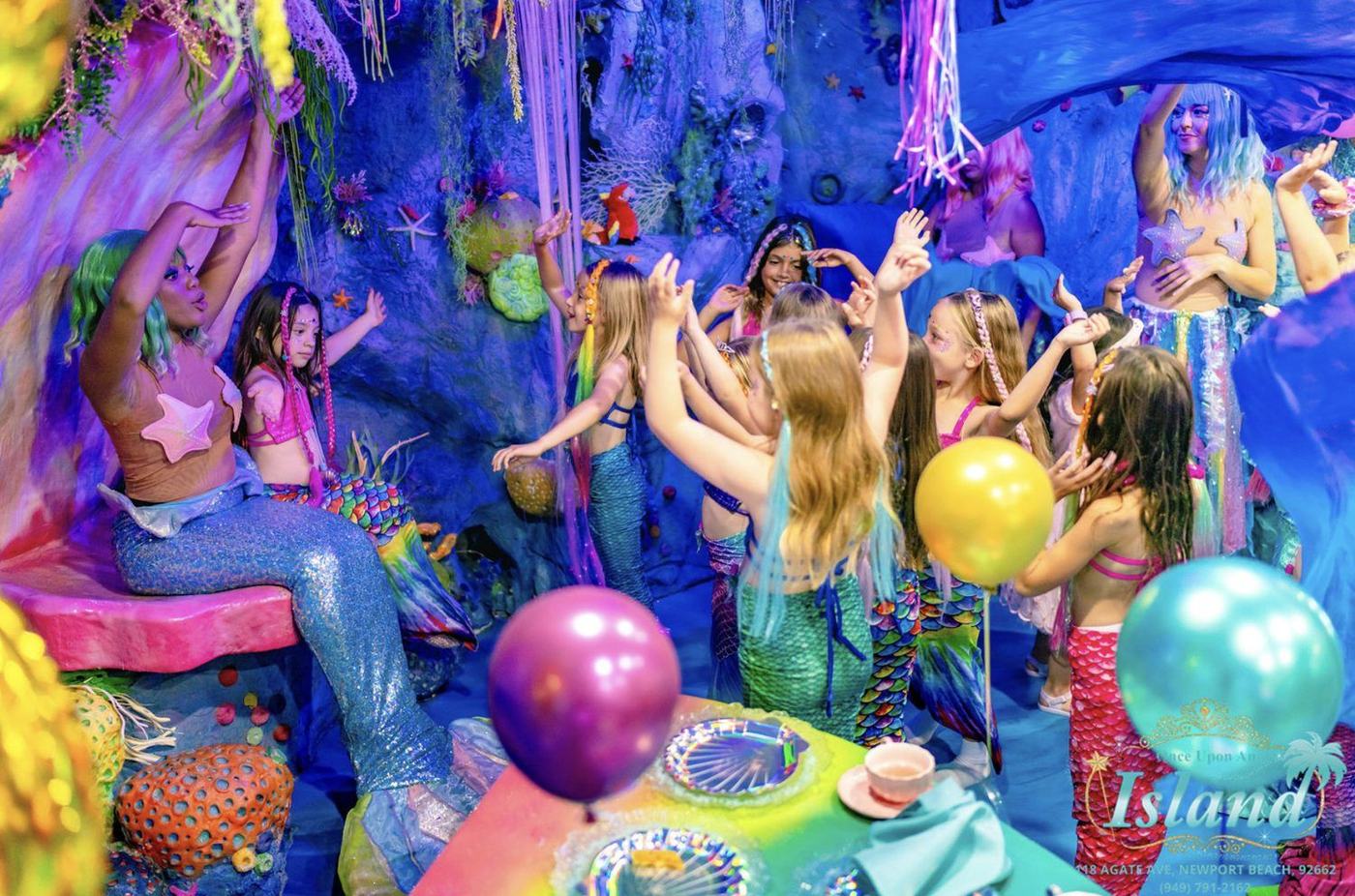 A real Signature Mermaid Party at Once Upon an Island