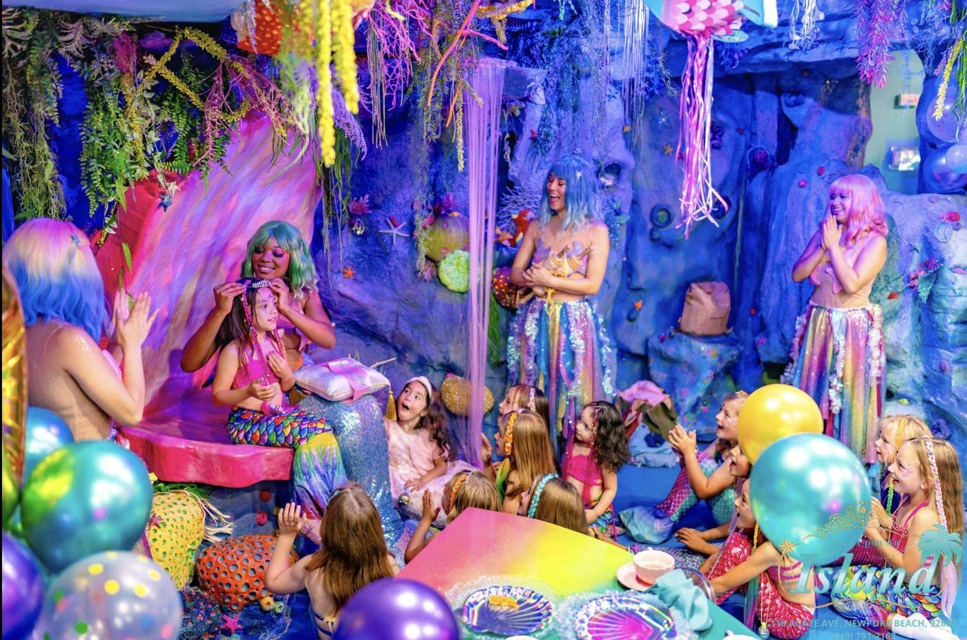 A real Signature Mermaid Party at Once Upon an Island