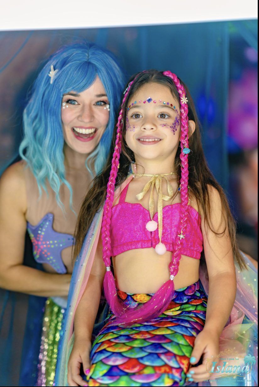 A real Signature Mermaid Party at Once Upon an Island