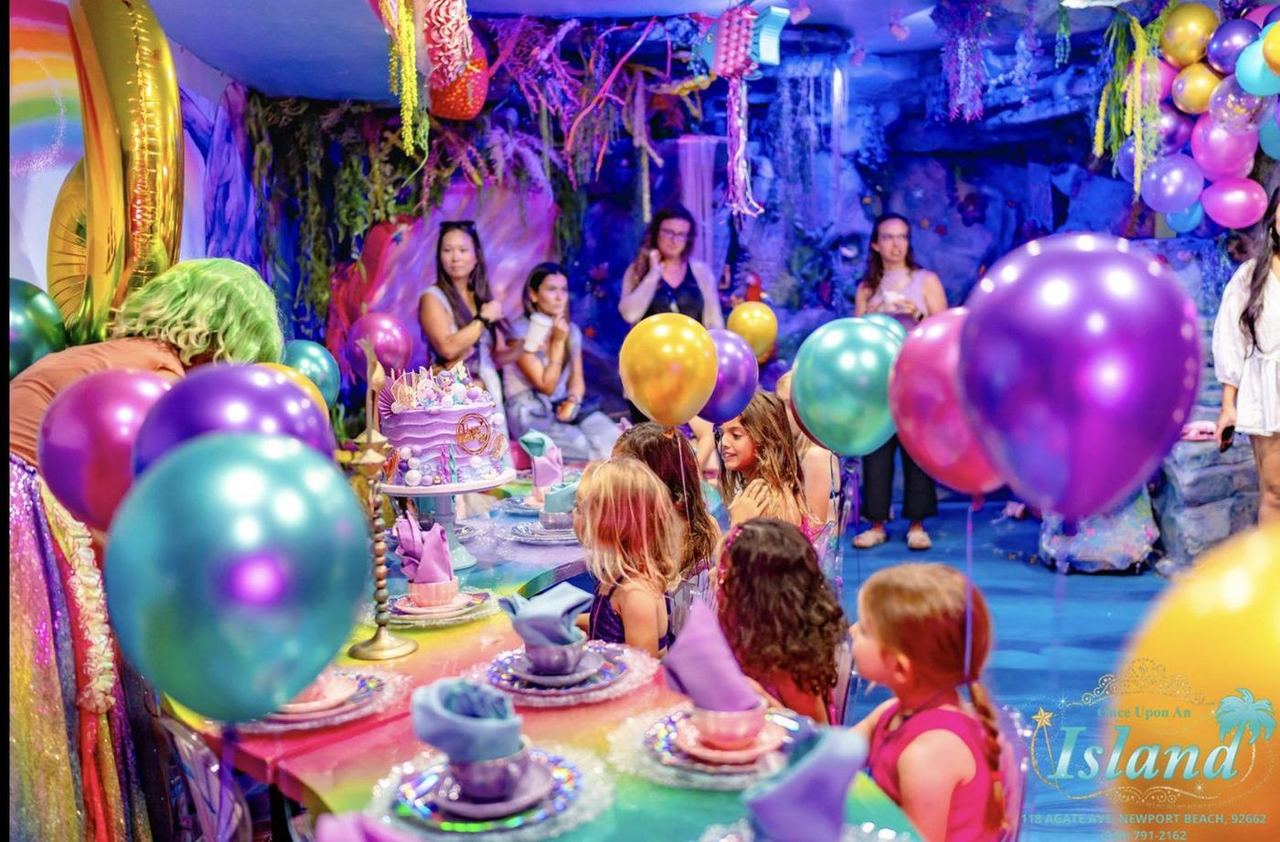 A real Signature Mermaid Party at Once Upon an Island