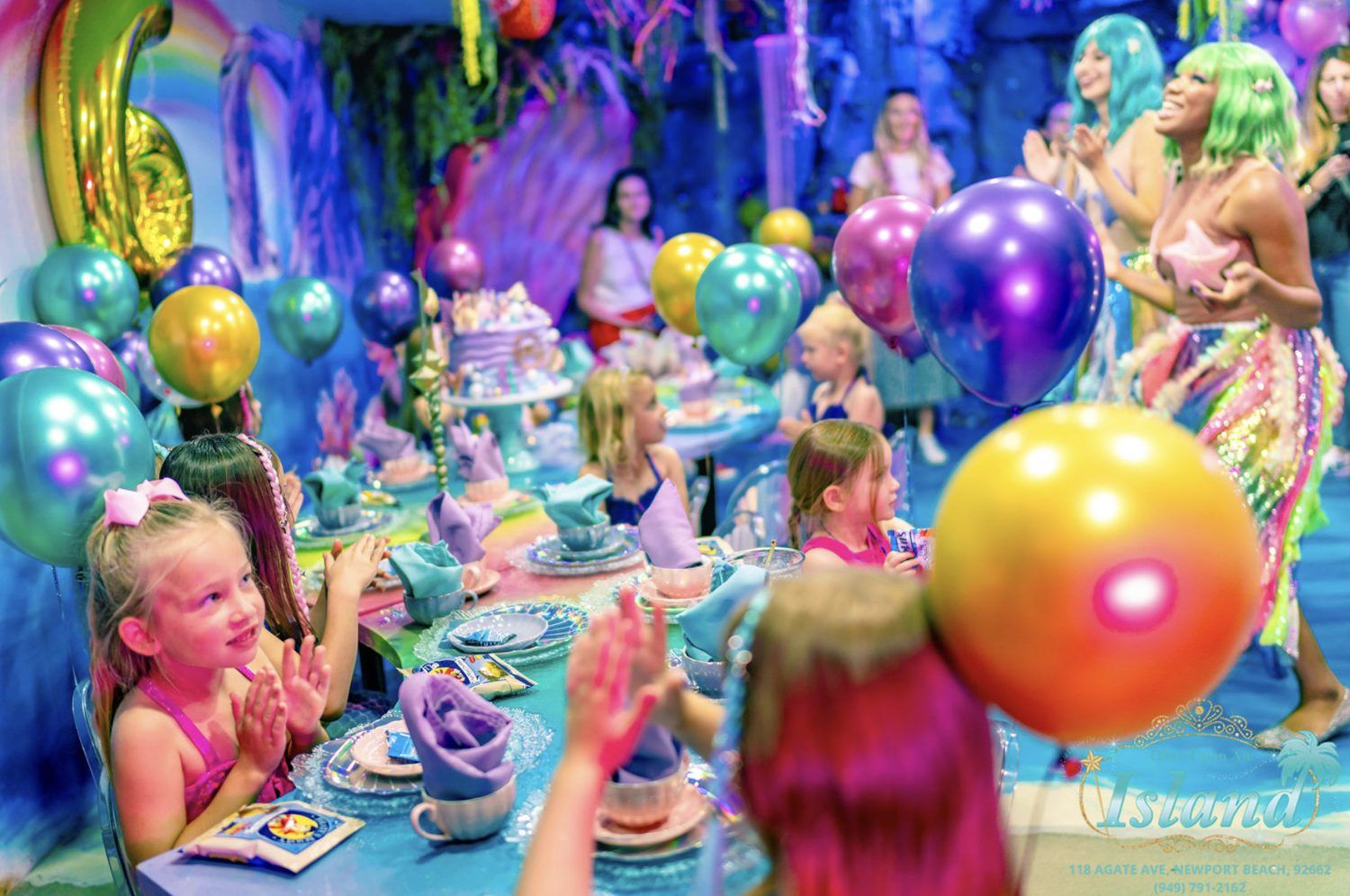 A real Signature Mermaid Party at Once Upon an Island