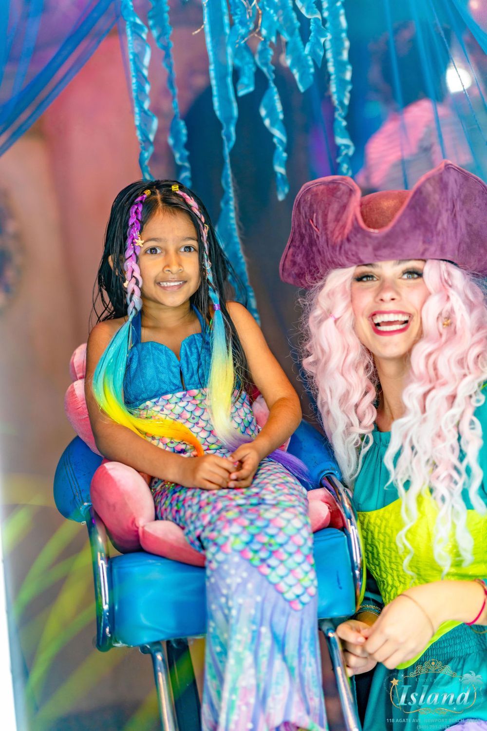 A real Mermaid and Pirate Party at Once Upon an Island