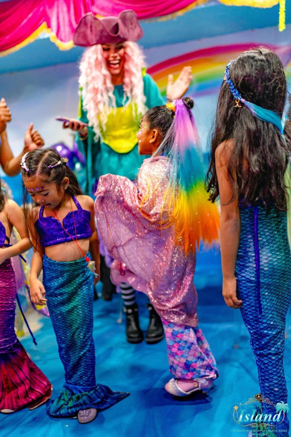 A real Mermaid and Pirate Party at Once Upon an Island