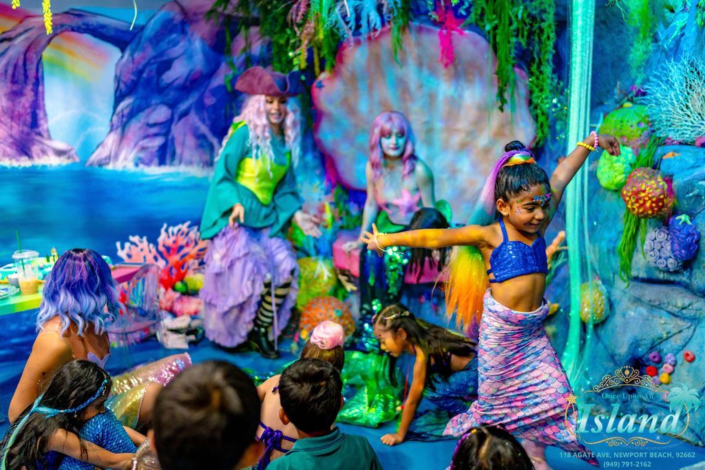 A real Mermaid and Pirate Party at Once Upon an Island
