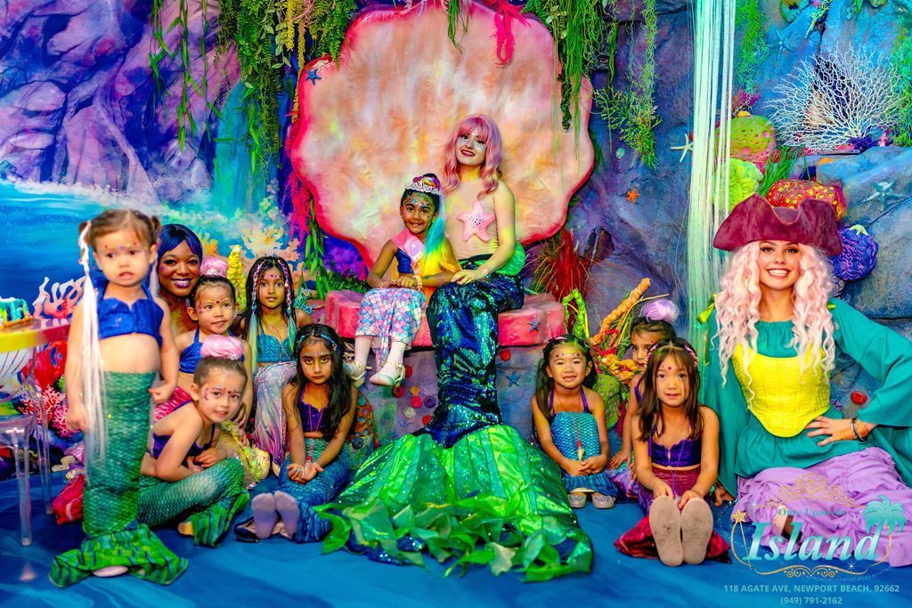 A real Mermaid and Pirate Party at Once Upon an Island