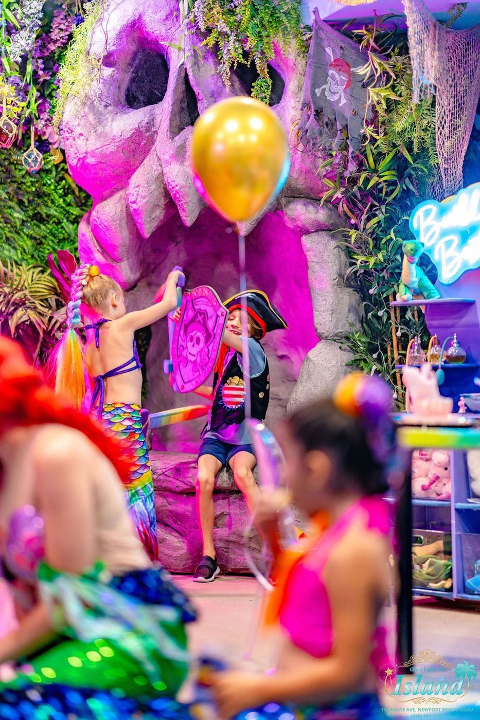 A real Mermaid and Pirate Party at Once Upon an Island