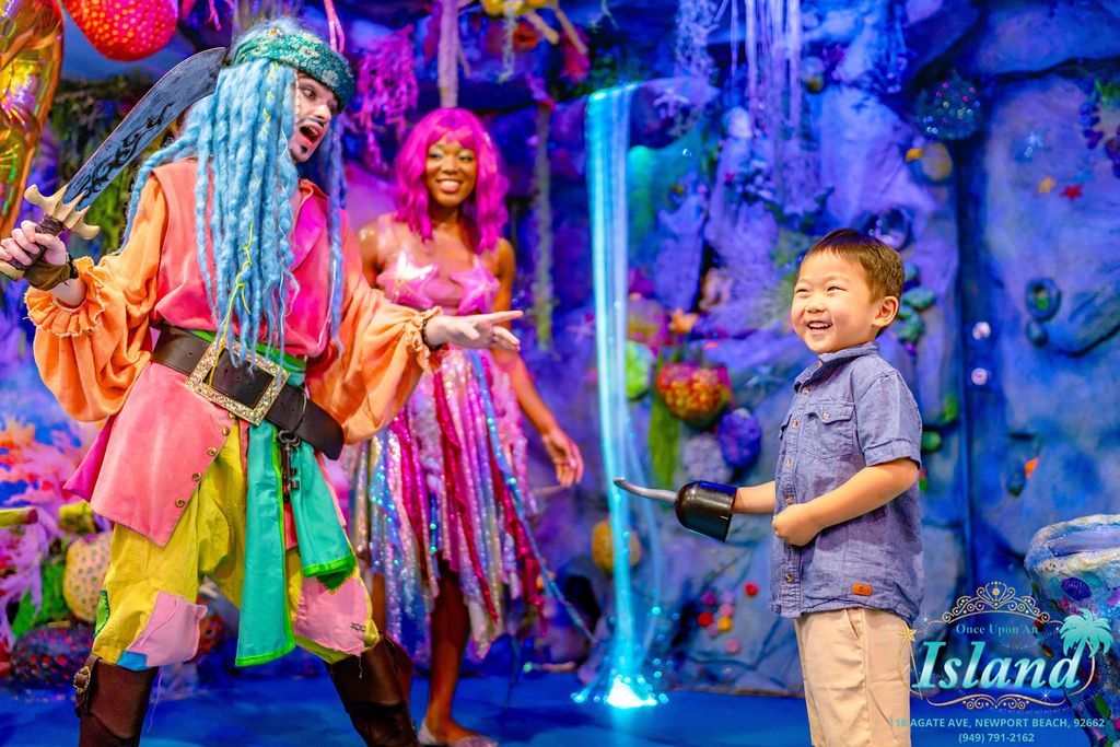 A real Mermaid and Pirate Party at Once Upon an Island