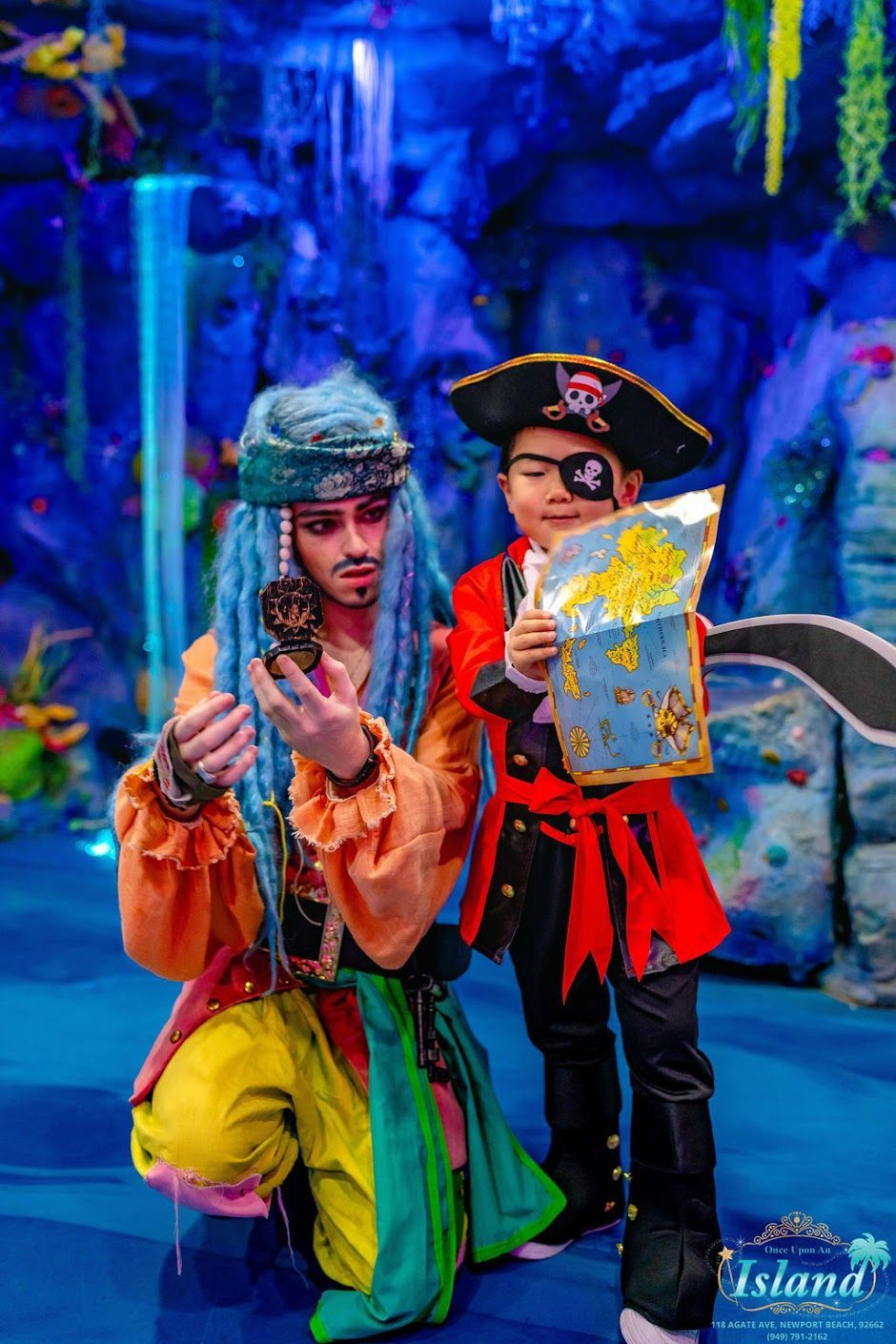 A real Mermaid and Pirate Party at Once Upon an Island