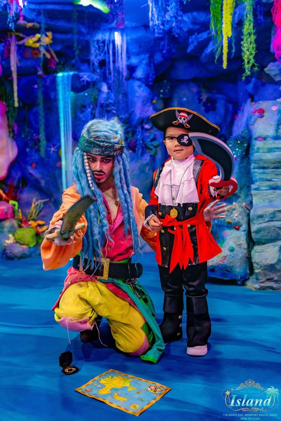 A real Mermaid and Pirate Party at Once Upon an Island