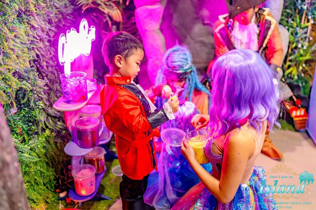 A real Mermaid and Pirate Party at Once Upon an Island