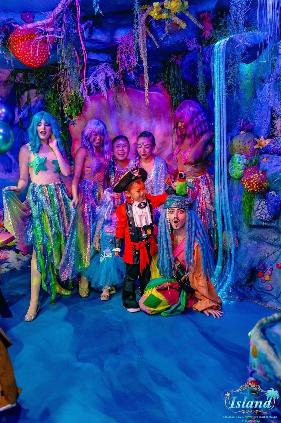 A real Mermaid and Pirate Party at Once Upon an Island