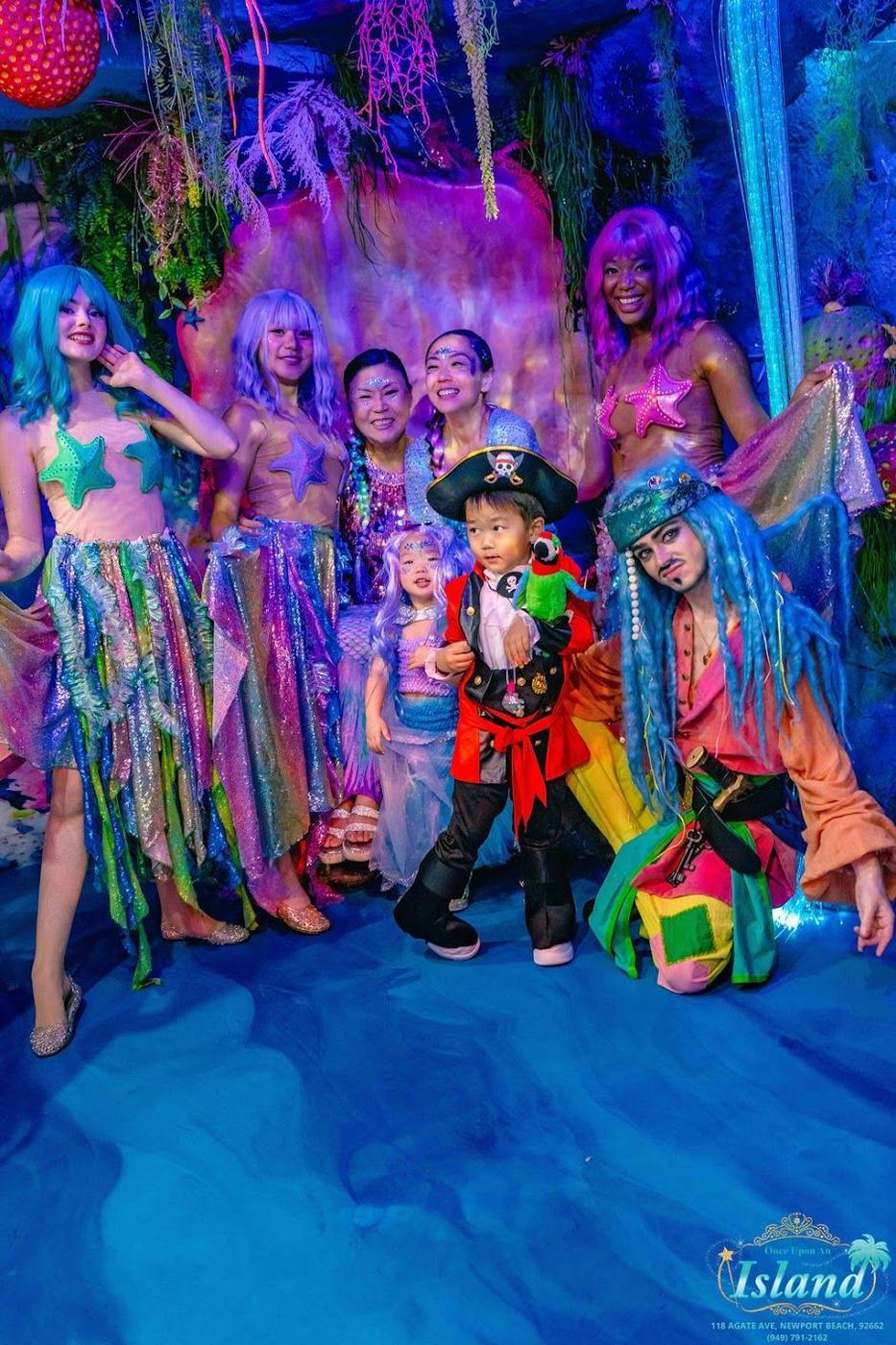 A real Mermaid and Pirate Party at Once Upon an Island