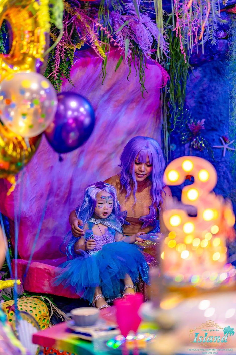 A real Mermaid and Pirate Party at Once Upon an Island