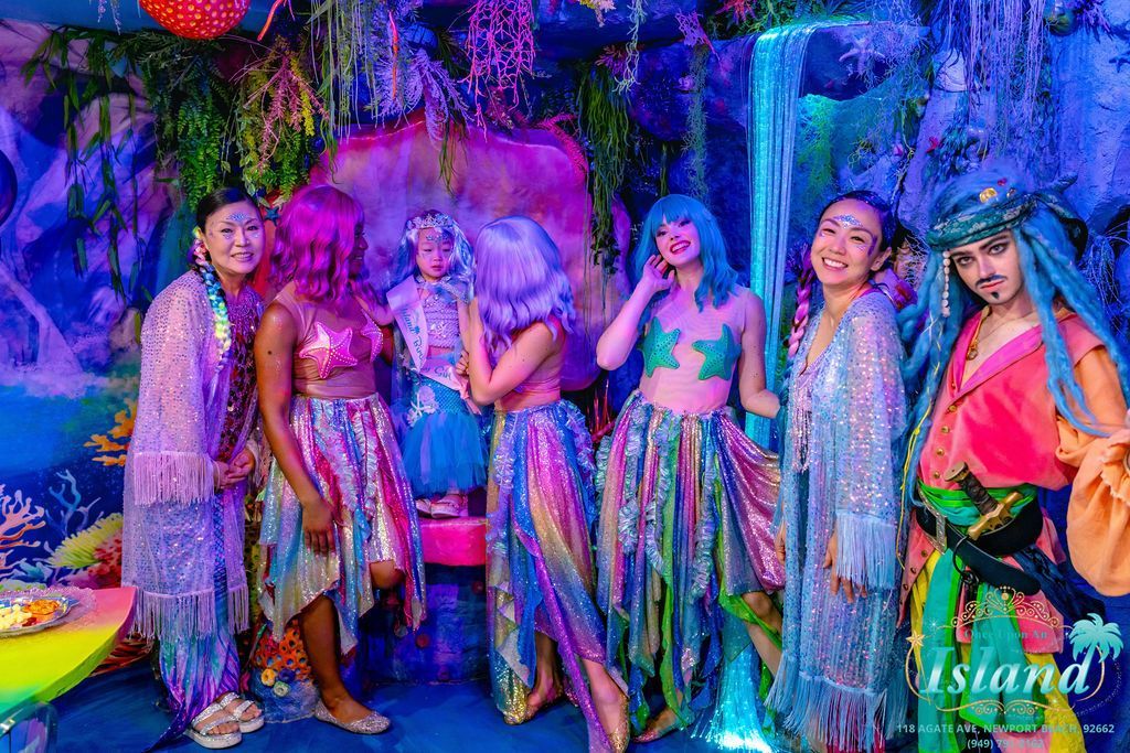 A real Mermaid and Pirate Party at Once Upon an Island