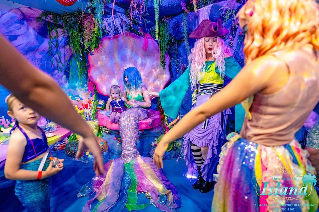 A real Mermaid and Pirate Party at Once Upon an Island
