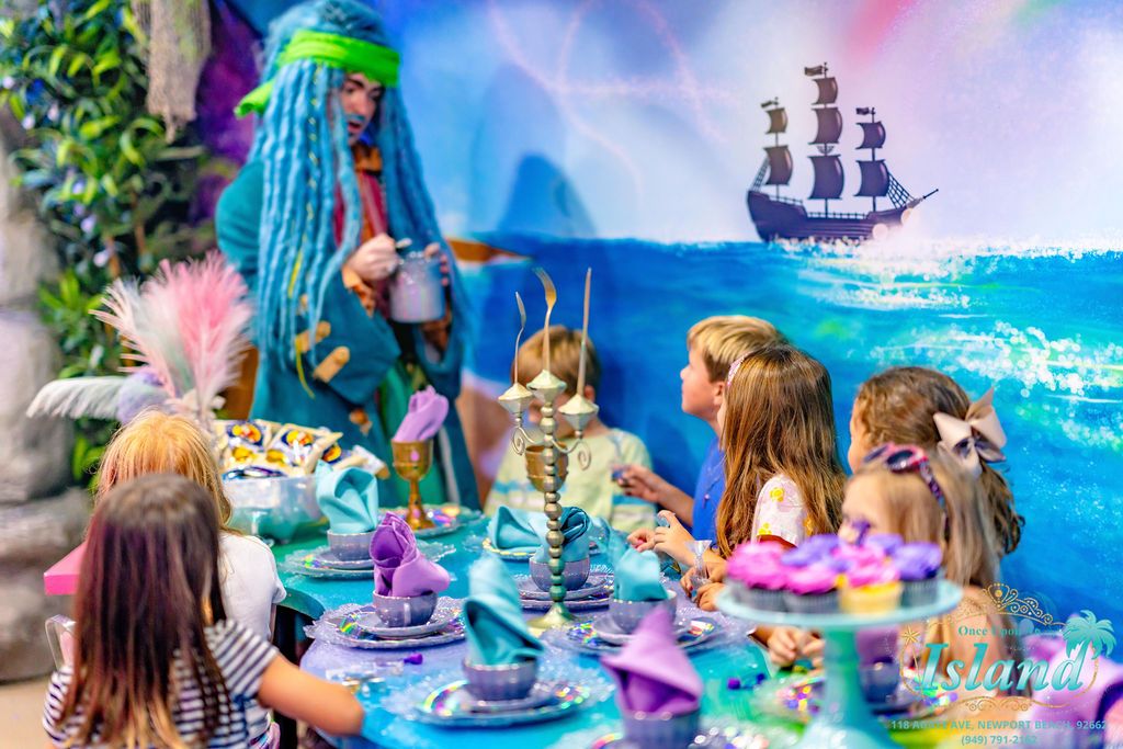 A real Mermaid and Pirate Party at Once Upon an Island