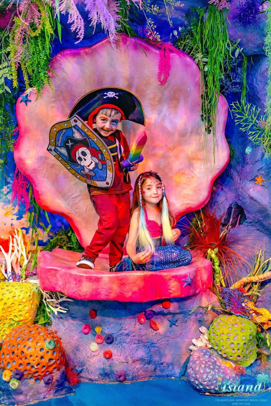 A real Mermaid and Pirate Party at Once Upon an Island