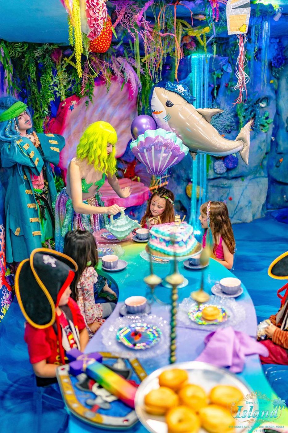 A real Mermaid and Pirate Party at Once Upon an Island