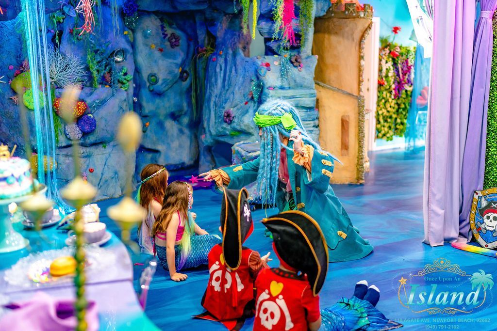 A real Mermaid and Pirate Party at Once Upon an Island