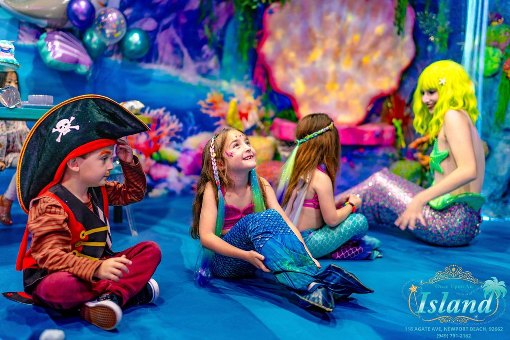A real Mermaid and Pirate Party at Once Upon an Island