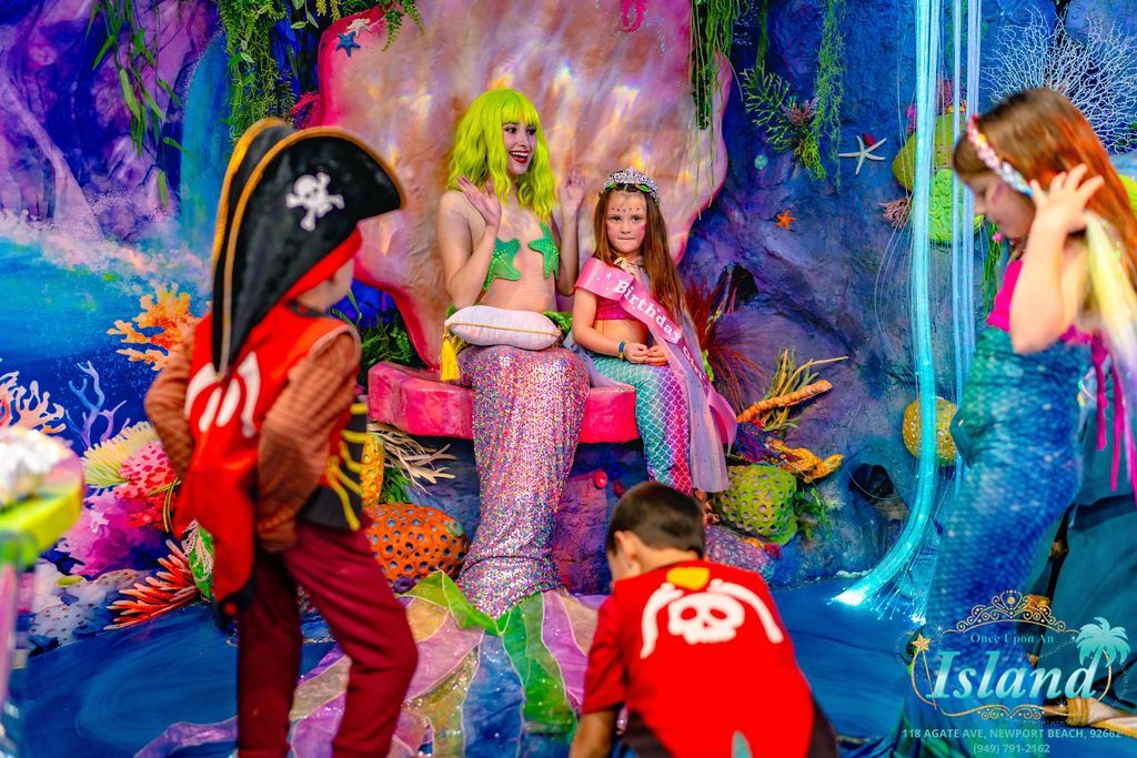 A real Mermaid and Pirate Party at Once Upon an Island