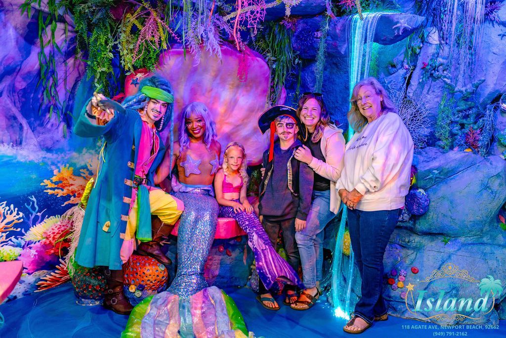 A real Mermaid and Pirate Party at Once Upon an Island