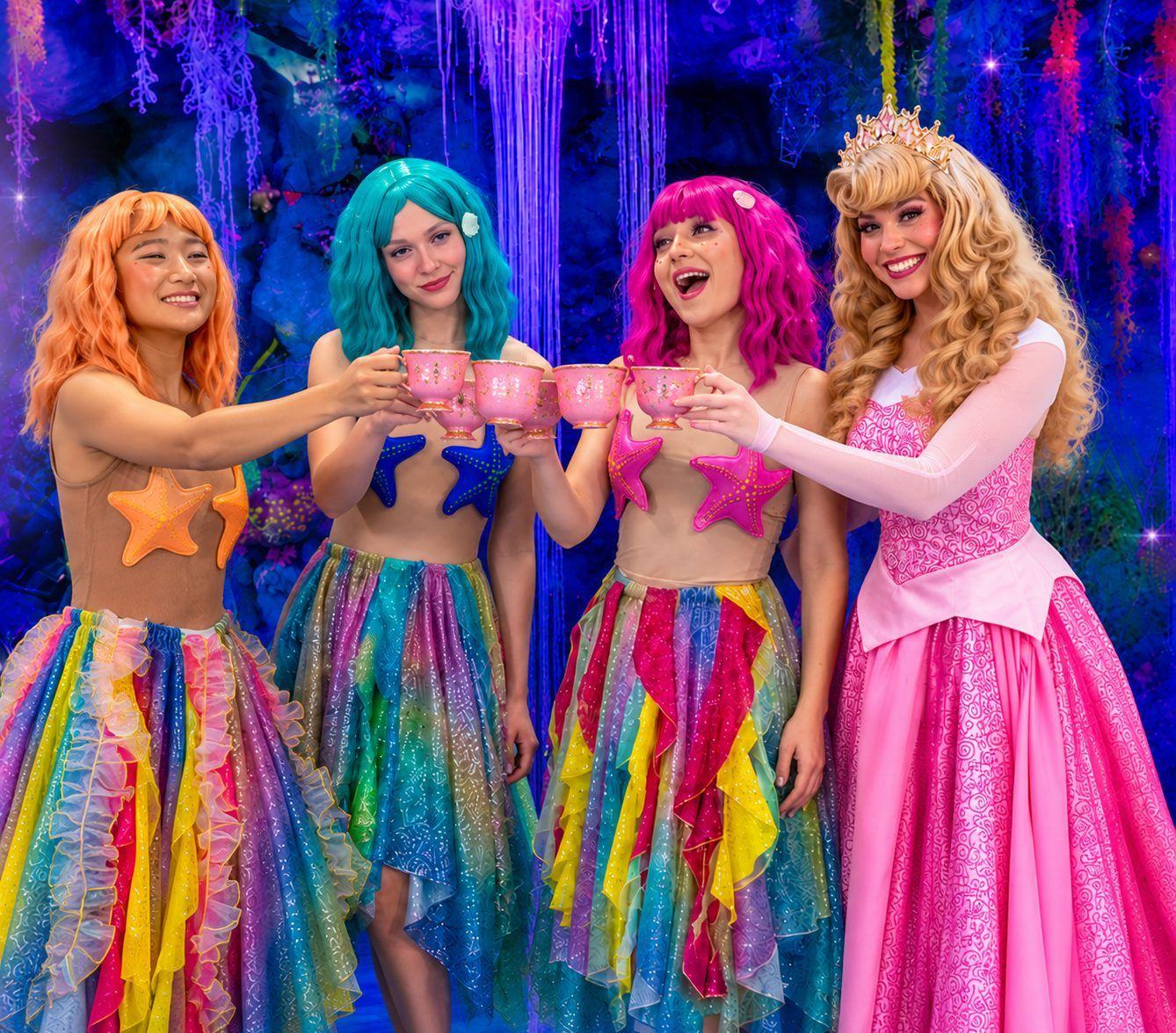 Real Princess Tea Party moments at Once Upon an Island