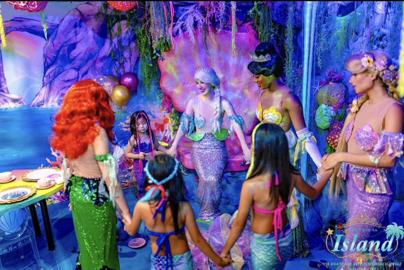 Real Princess Tea Party moments at Once Upon an Island