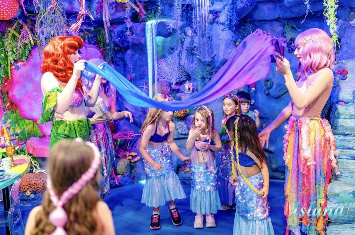 Real Princess Tea Party moments at Once Upon an Island