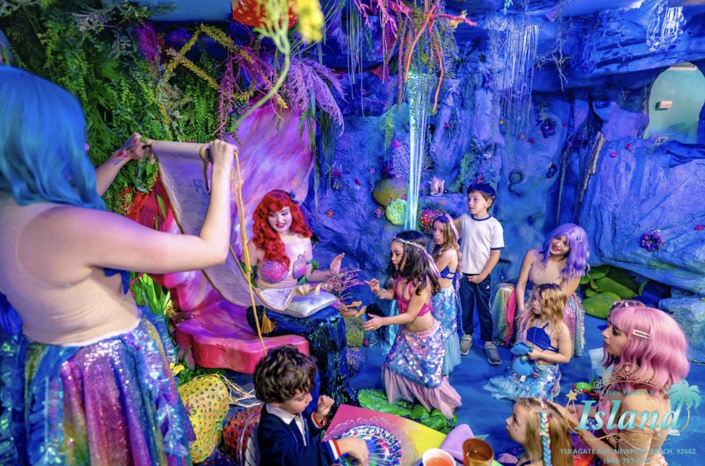 Real Princess Tea Party moments at Once Upon an Island