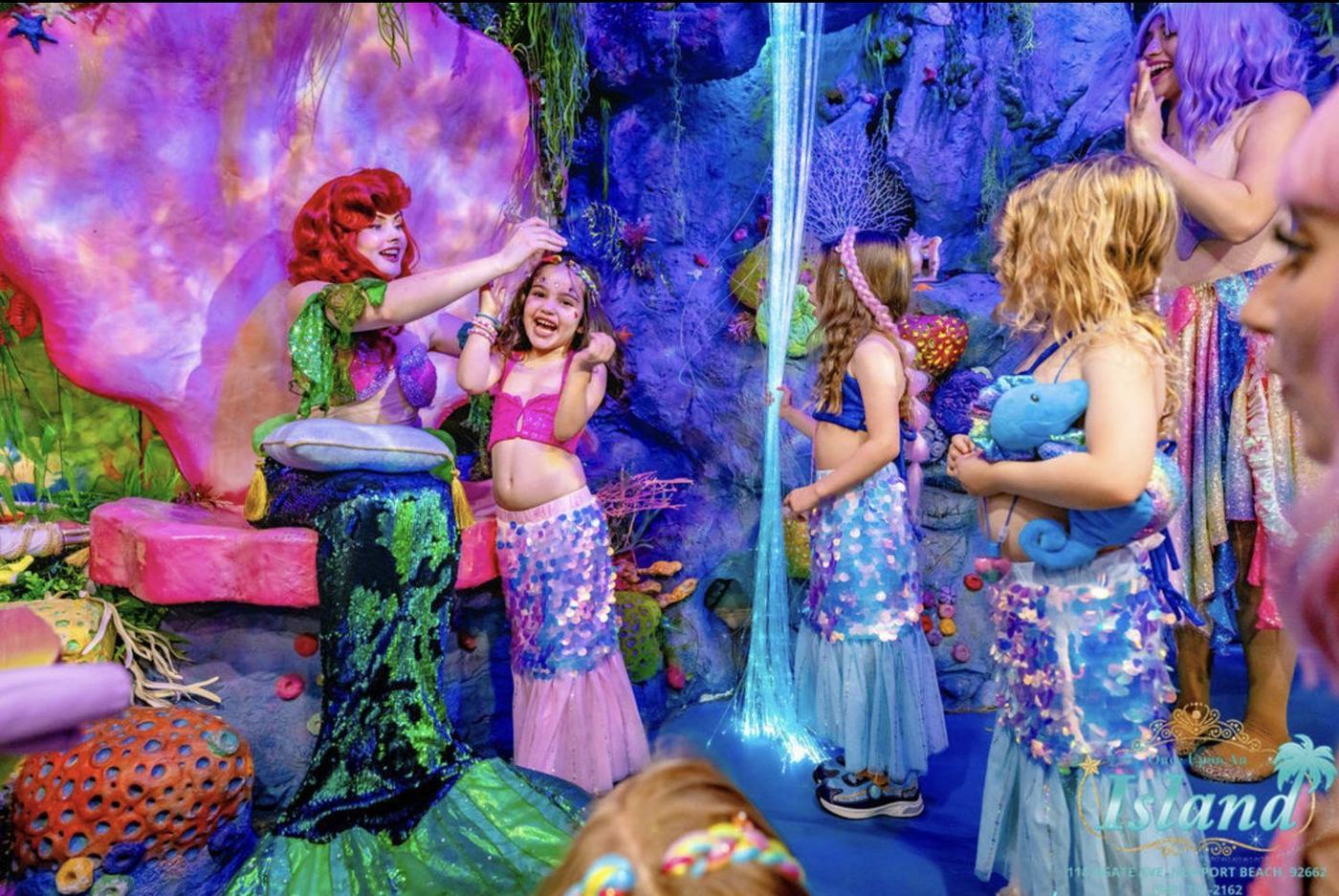 Real Princess Tea Party moments at Once Upon an Island