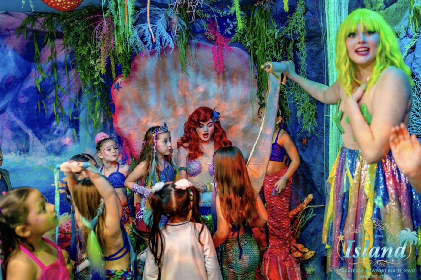 A real moment from a Princess Tea Party at Once Upon an Island