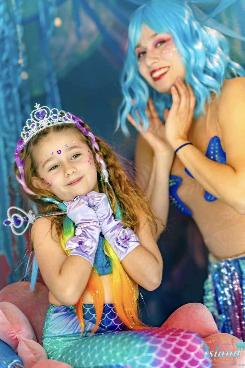Real Princess Tea Party moments at Once Upon an Island
