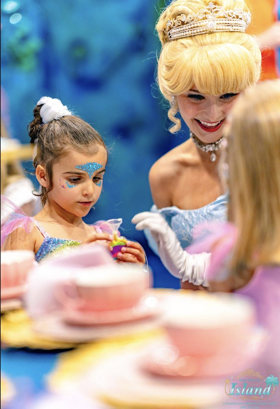 Real Princess Tea Party moments at Once Upon an Island