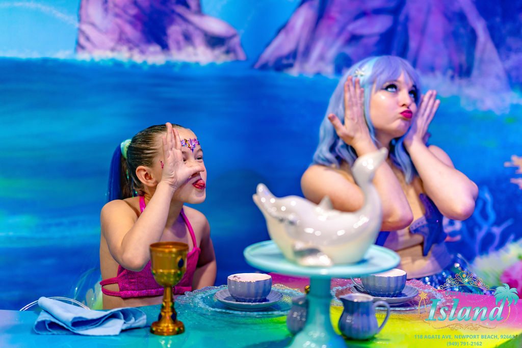 A real mermaid transformation at Once Upon an Island