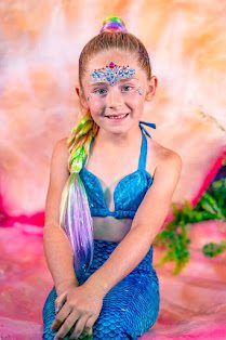 A real mermaid transformation at Once Upon an Island