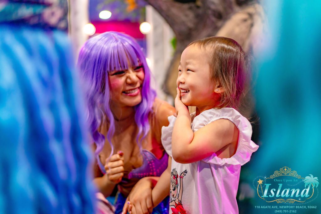 A real mermaid transformation at Once Upon an Island