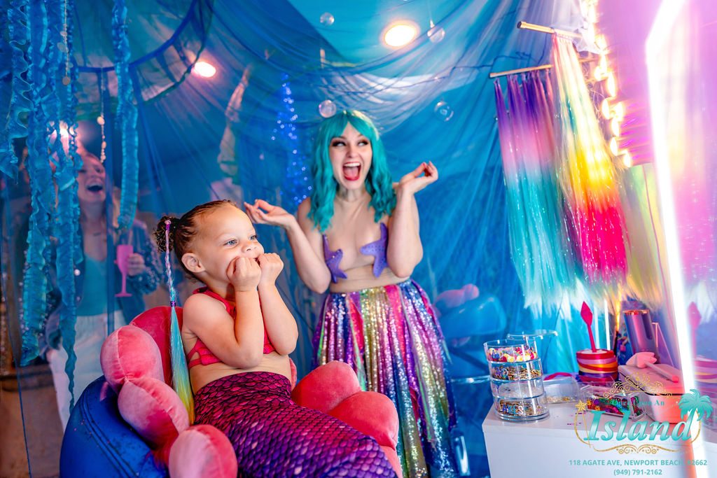 A real mermaid transformation at Once Upon an Island